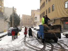 شهرداری زنجان در فصل زمستان به کمک شهروندان می آید