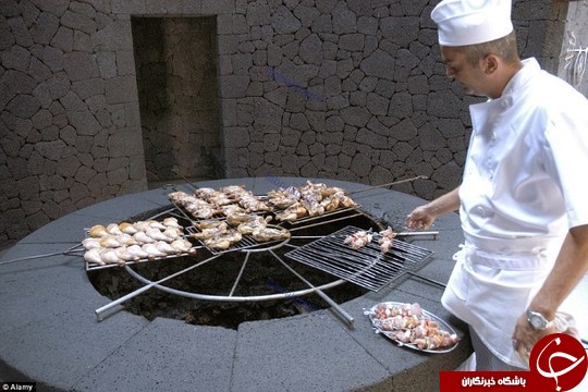رستورانی که با گرمای آتشفشان غذا می&zwnj;پزد