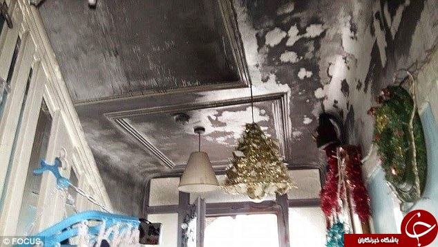 لامپ هایی که آتش را به جان خانه انداخت + تصاویر