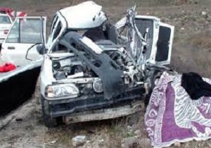 یک کشته و یک زخمی در واژگونی پراید