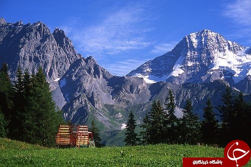 تصاویری خیره کننده از کوههای آلپ