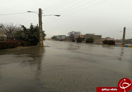 تصاویر باران در شهرستان تاکستان