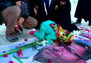 جای خالی شهید خزایی در جشن آزادسازی حلب + فیلم