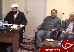 دیدار مسئولان نهضت سواد آموزی با امام جمعه بویین زهرا