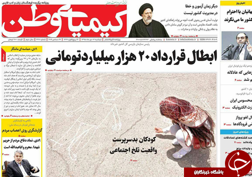 صفحه نخست روزنامه های استان&zwnj; اصفهان دوشنبه 6 دی ماه