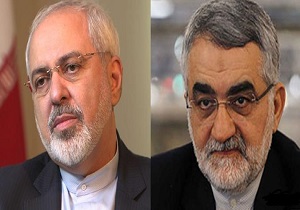 دیدار بروجردی و برخی اعضای کمیسیون امنیت ملی از ظریف برای دلجویی