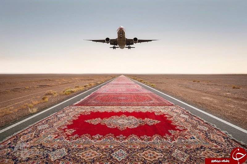 گزارش تصویری/ تجربه متفاوت عکاس ایرانی با فرش