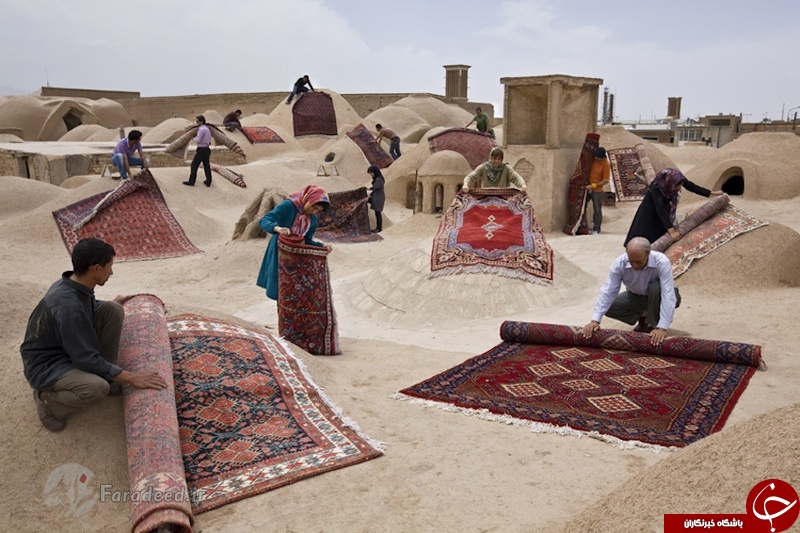 گزارش تصویری/ تجربه متفاوت عکاس ایرانی با فرش