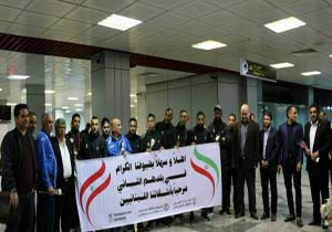 تیم ملی فوتبال ساحلی لبنان وارد بندرعباس شد