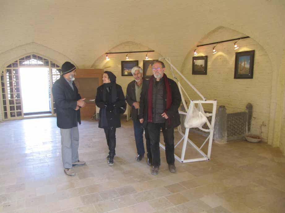 بازديد گردشگران فرانسوی از مکان های تاريخی تايباد