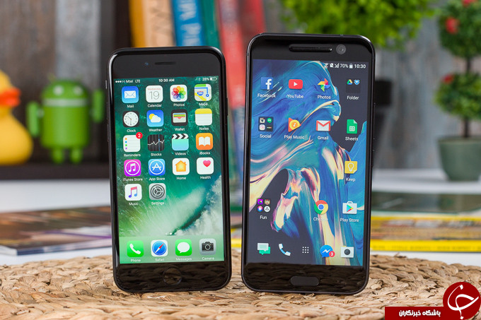 مقایسه گوشی های HTC 10 و آیفون 7