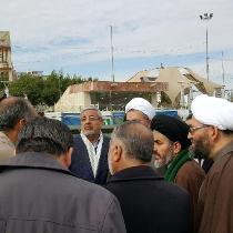 بازدید استاندار آذربایجان غربی از روند طرح لاغر سازی ستون‌های گنبد امام حسین (ع) و عقیله بنی‌هاشم (س) در کربلا