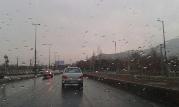 بارش باران زمستانی برای سومین روز متوالی