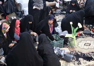 کمک بانوان بابلی به جبهه مقاومت
