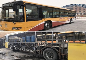 چهارمین اتوبوس بازسازی شده وارد چرخه حمل و نقل عمومی شد