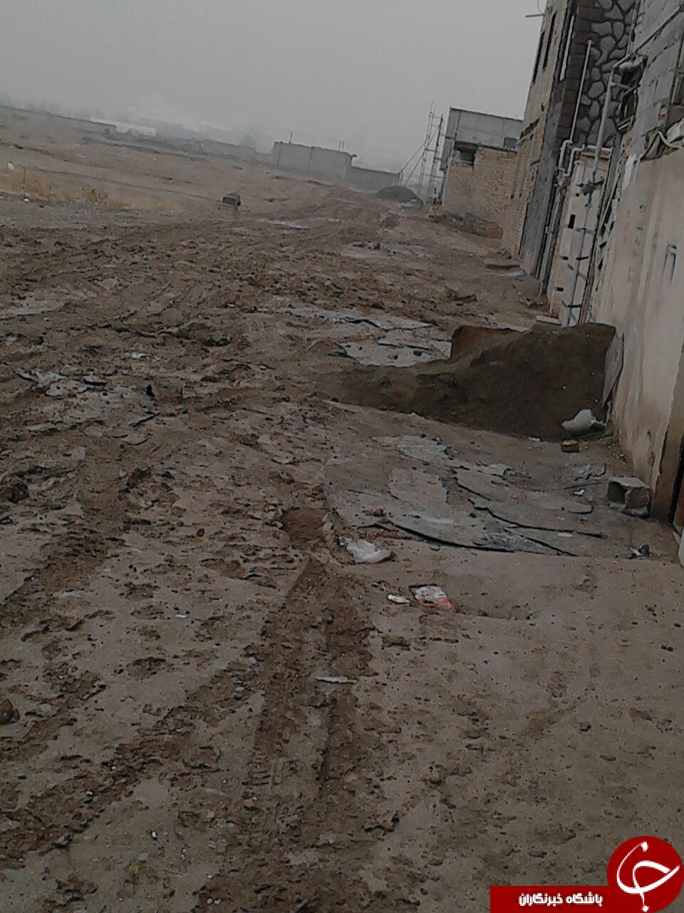 وضع کوچه&zwnj; و خیابان&zwnj;های قاسم&zwnj;آباد بزرگ اسفبار است + تصاویر