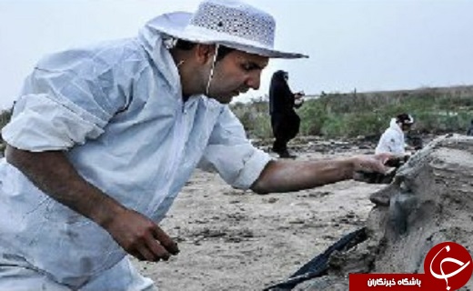 ساخت مجسمه در تالاب کجور + تصاویر