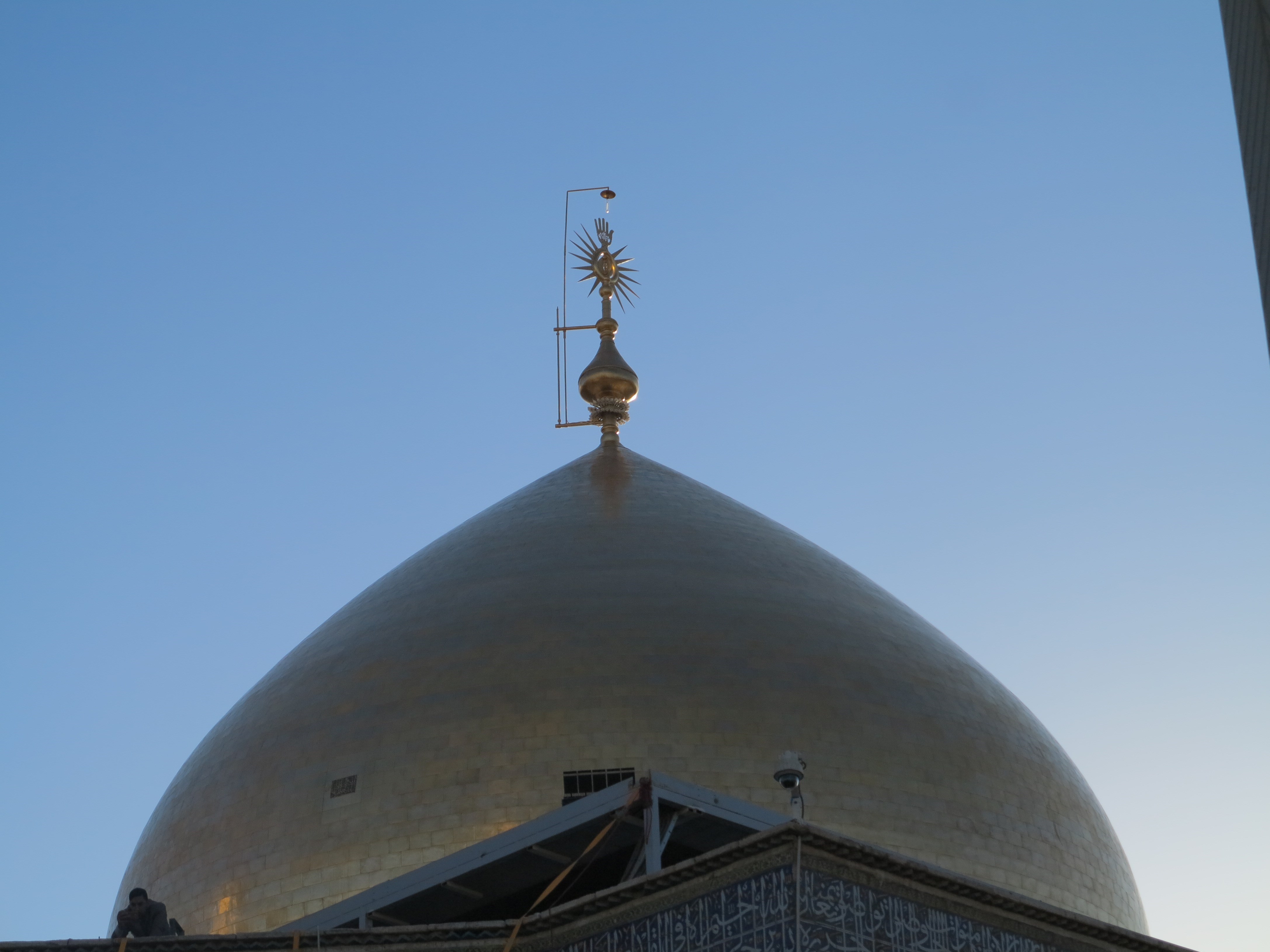 تصویر گنبد جدید حضرت علی (ع)