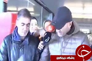 زیدان در دام خبرنگاران + فیلم