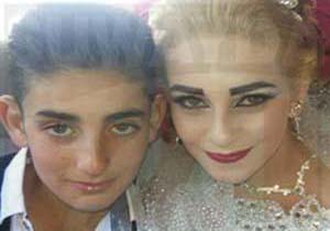واکنش های شدید به ازدواج دو کودک سوری +تصاویر