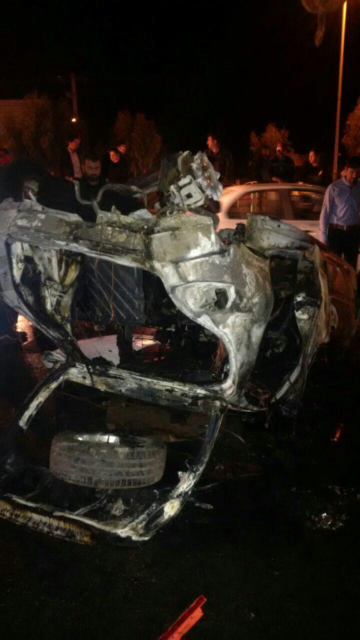 سه کشته و زخمی در آتش سوزی 206