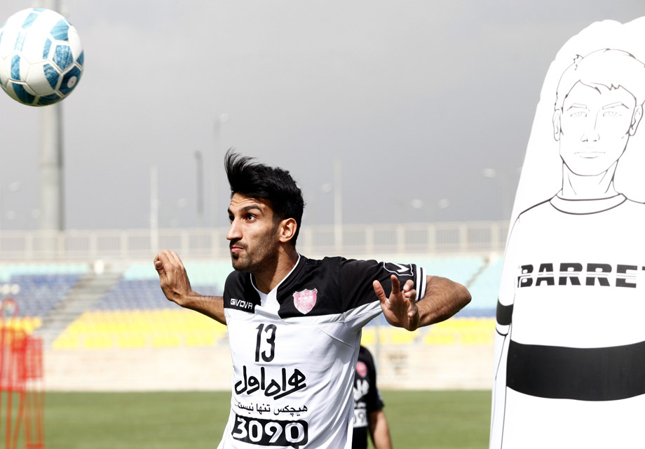 ماهینی تنها ملی&zwnj;پوش پرسپولیس در تمرین چهارشنبه