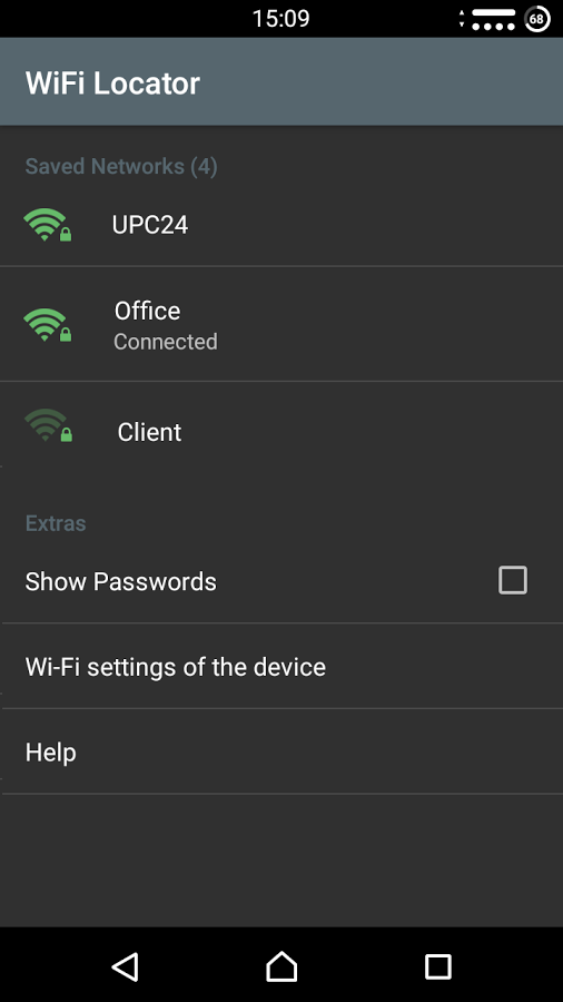دانلود WiFi Locator برای اندروید / تنظیمات حرفه ای برای وای فای