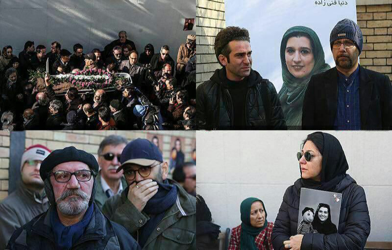 خداحافظی با &laquo;دنیا&raquo;ی عروسک&zwnj;ها/ بدرقه دنیا فنی&zwnj;زاده به خانه ابدی