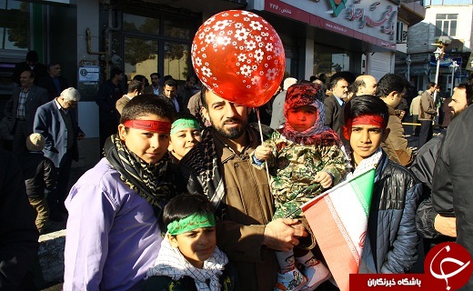 تجمع مردمی 9 دی در سمنان برگزار شد + تصاویر