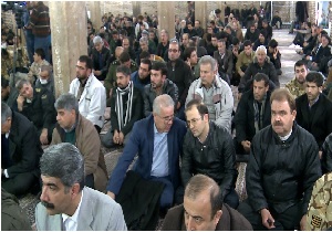 مراسم حماسه 9 دی در مسجد جامع مهاباد