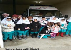 آشنایی دانش آموزان پیرانشهر با مرکز فوریتهای پزشکی