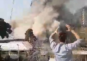 نزدیک&zwnj;ترین نما از لحظه دلهره&zwnj;آور تخریب ساختمان پلاسکو + فیلم