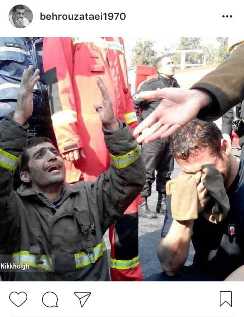 واكنش واليبالي&zwnj;ها به حادثه دلخراش پلاسكو //// درحال ويرايش