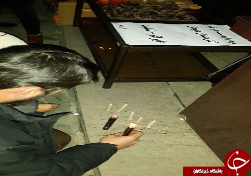 همدردی شهروندان ارومیه با حادثه دیدگان ساختمان پلاسکوی تهران + تصاویر