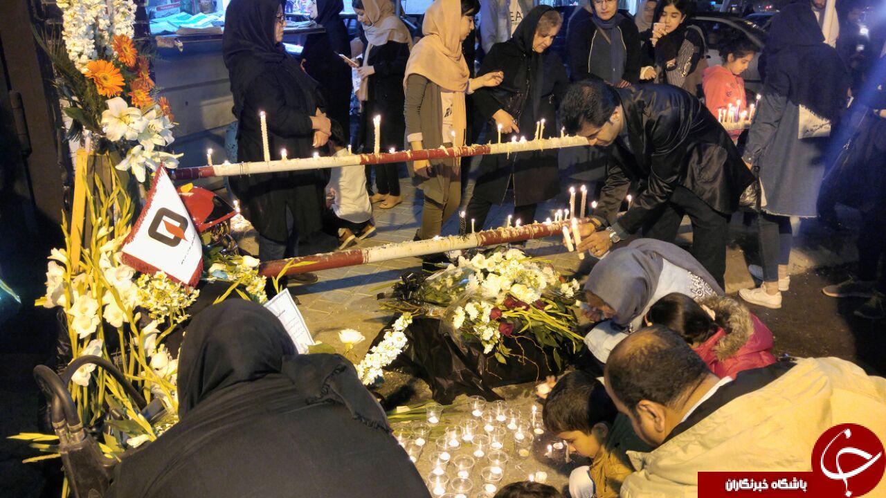 مردم بوشهر در سوگ جانفشانان فاجعه پلاسکو+تصاویر