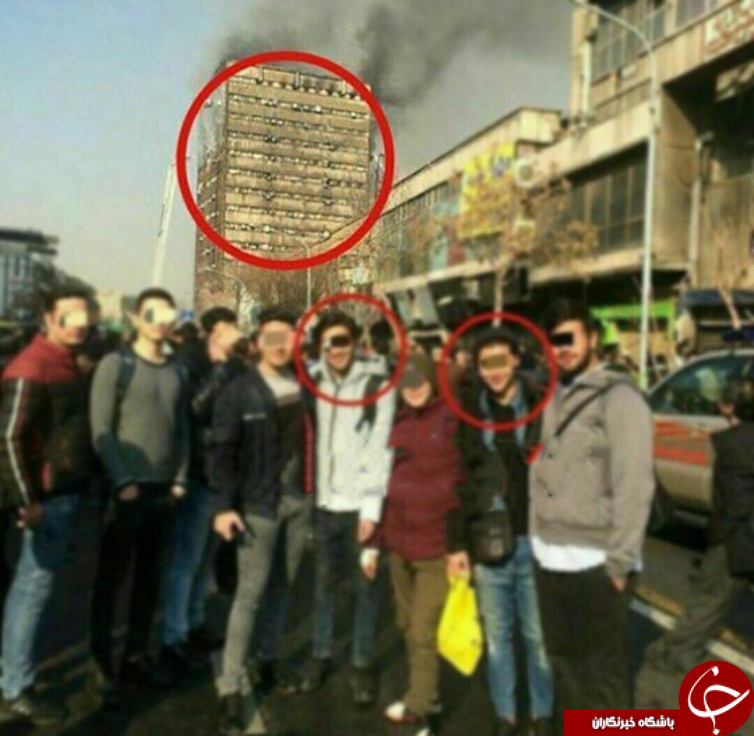 زشت ترین سلفی ها با ساختمان پلاسکو+تصاویر