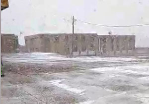 بارش زیبای برف در لرستان + فیلم
