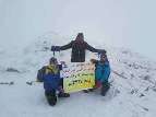 قله های هازال و بزقوش زیر پای کوهنوردان آستارایی