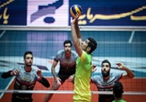 شکست تیم والیبال کریمه قم دربرابررعد پدافند هوایی اصفهان