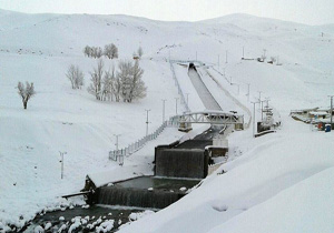 بارش 10 سانتیمتر برف در شهرستان کوهرنگ