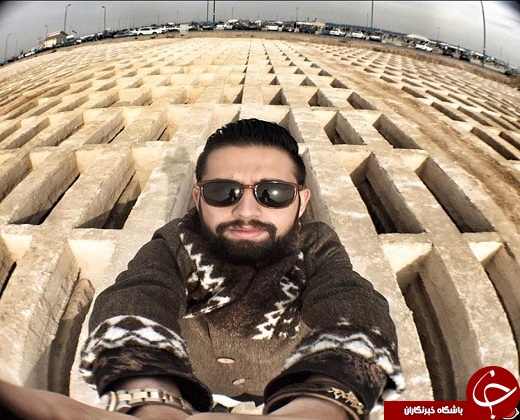 این بار سلفی &laquo;محسن افشانی&raquo; با قبرستان! + عکس