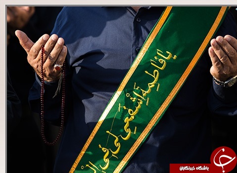 خطبه خوانی خادمان حرم کریمه اهل بیت(ع)+تصاویر