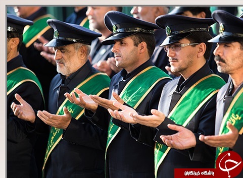 خطبه خوانی خادمان حرم کریمه اهل بیت(ع)+تصاویر