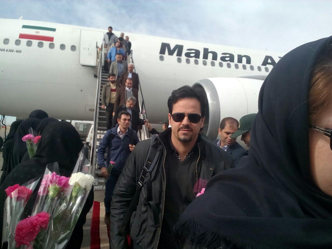 مراسم بزرگداشت 12 بهمن در فرودگاه کرمان