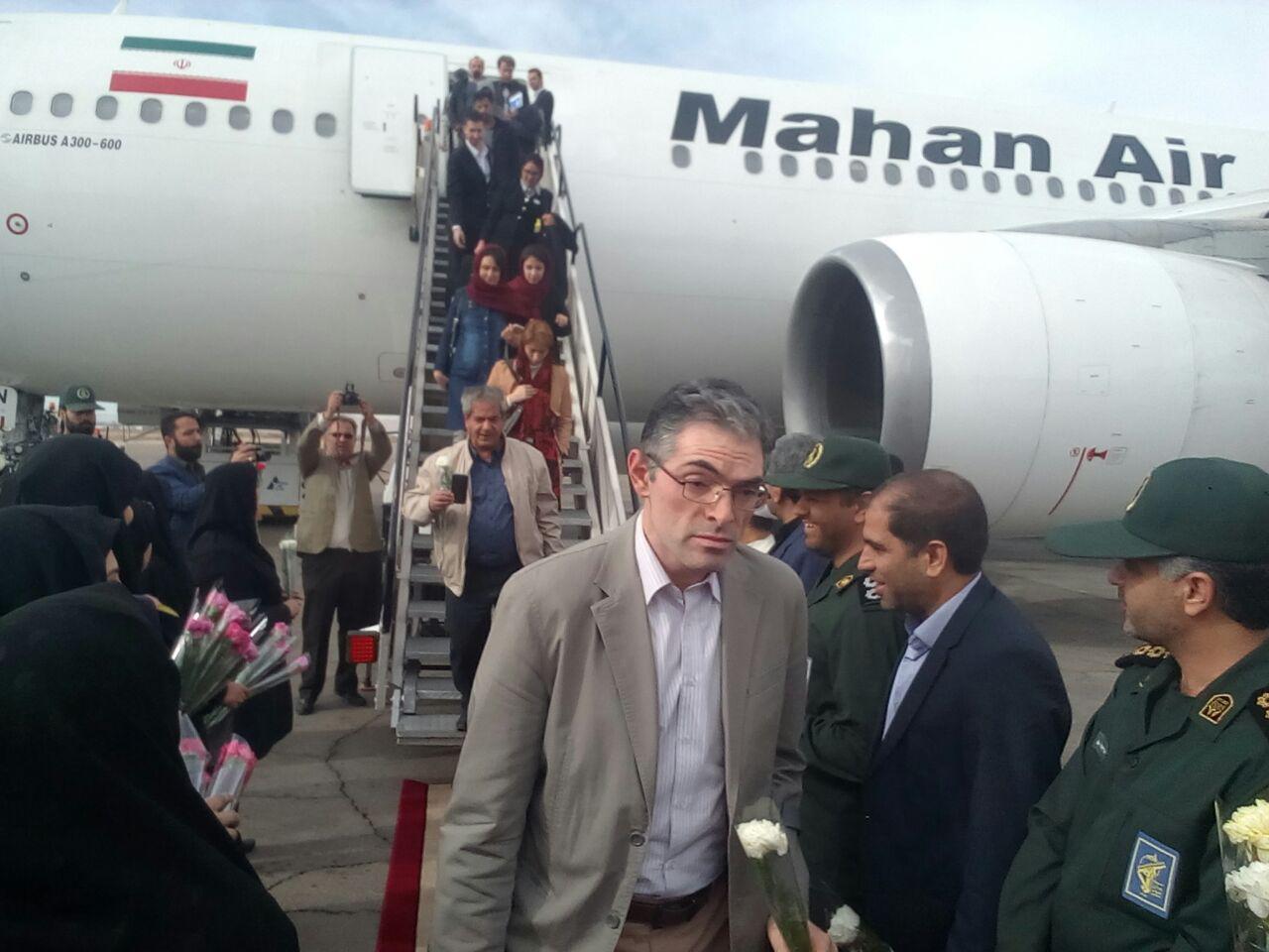 مراسم بزرگداشت 12 بهمن در فرودگاه کرمان