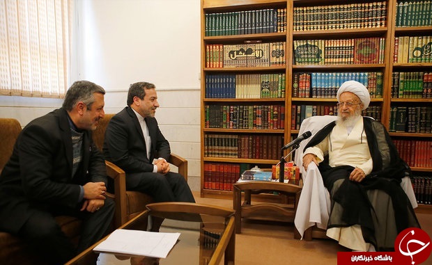 دیدار معاون وزیر امور خارجه با مراجع تقلید