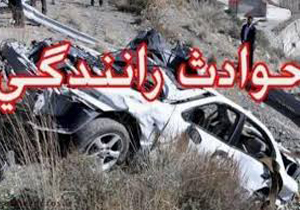 یک کشته و پنج مصدوم در سانحه رانندگی