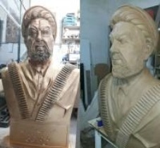 ساخت تندیس مجاهد نستوه آذربایجان در نقده