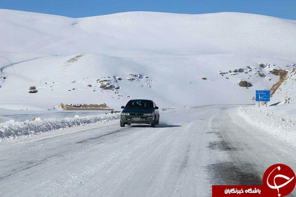 تصاویری از عملیات برف&zwnj;روبی جاده بامیان - یکه&zwnj;ولنگ