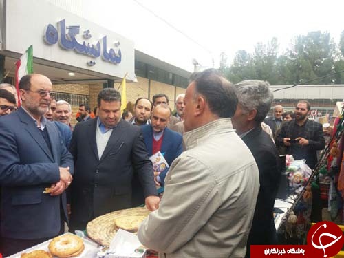 گشایش نمایشگاه دستاوردهای ادارات شهرستان سرخس+تصاویر
